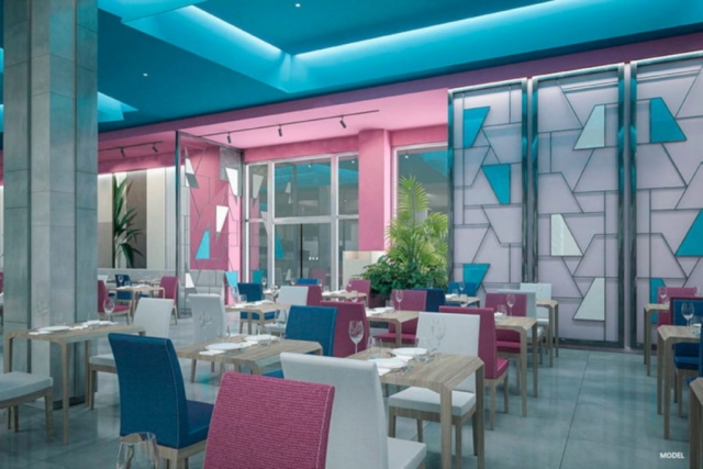 RIU Playa Park - reštaurácia Spice (model)